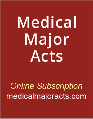 Medical Major Acts - Online Subscription